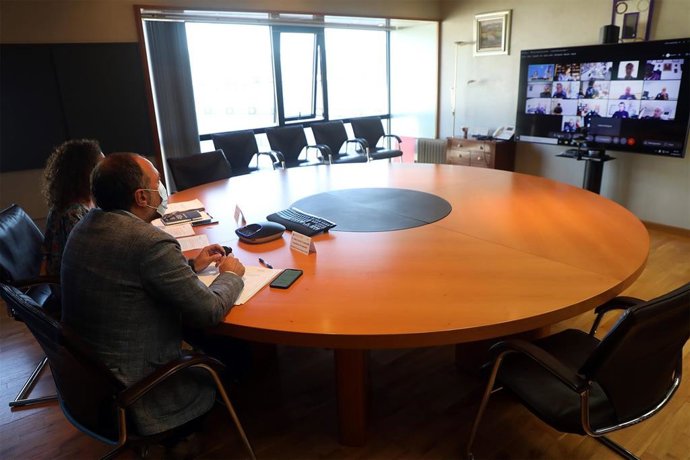 Reunión de coordinación de la Xunta con efectivos policiales