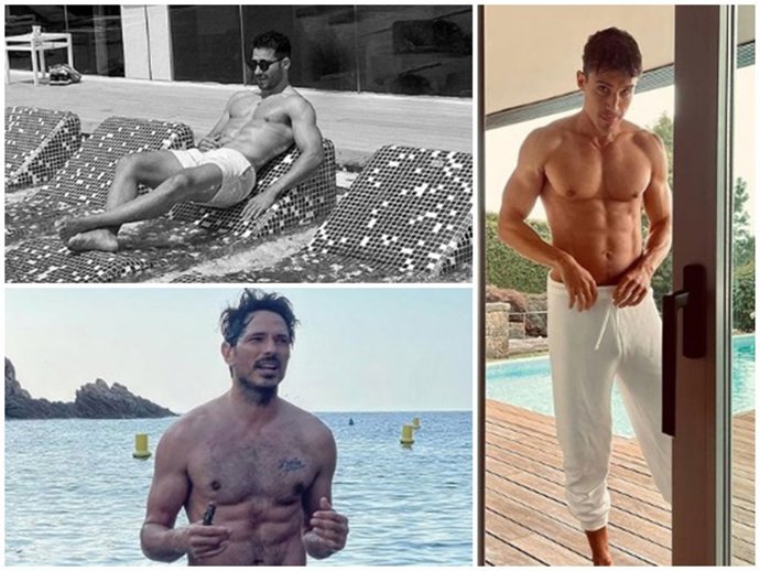 Los famosos comparten en sus redes sociales sus posados más sugerentes este verano