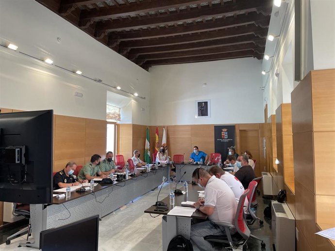 Reunión de la Junta Local de Seguridad.