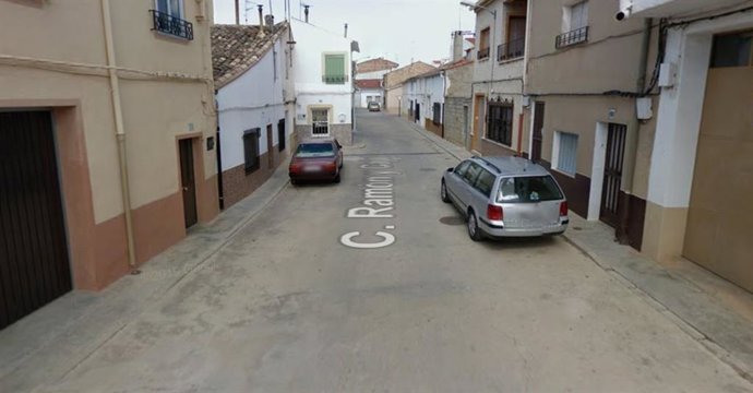 Calle Ramón y Cajal de la localidad conquense de Motilla del Palancar