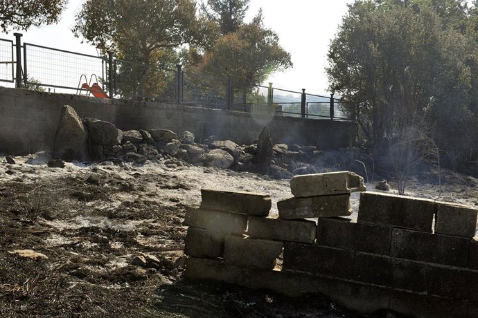 Archivo - Zona quemada por el incendio de Cualedro (Ourense) que sigue sin control desde su inicio el miércoles y que se ha convertido ya en el peor del año, arrasando 1.000 hectáreas, en Cualedro, Ourense, Galicia (España) a 30 de julio de 2020.   