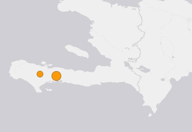 Registrado un seísmo de magnitud 7,2 en la costa de Haití