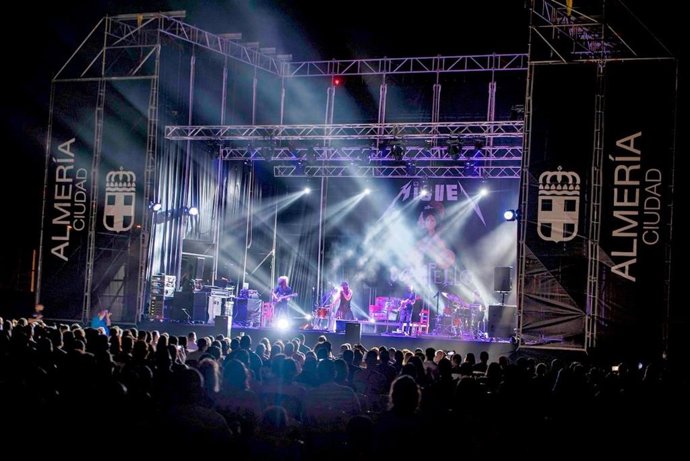 Miguel Campello, en el recinto de conciertos