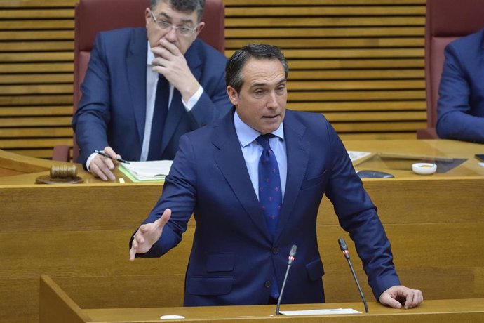 El portavoz de hacienda y presupuestos del Grupo Parlamentario Popular, Rubén Ibáñez