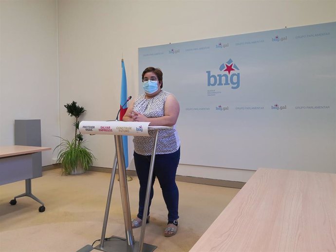 La portavoz de sanidad hospitalaria del BNG, Iria Carreira