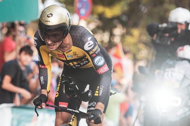 El ciclista esloveno Primoz Roglic (Team Jumbo-Visma)