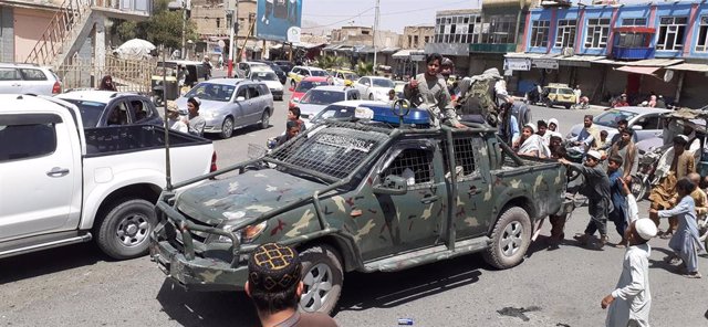 Los talibán en la ciudad de Kandahar