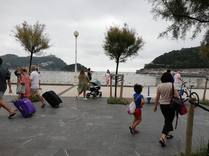 Cielo muy nuboso en San Sebastián