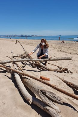 La concejala del Grupo Municipal Popular del Ayuntamiento de Valncia Julia Climent en el Saler