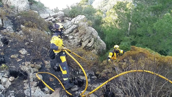 Los incendios forestales calcinan más de 80 hectáreas de terreno en lo que va de año en Baleares.