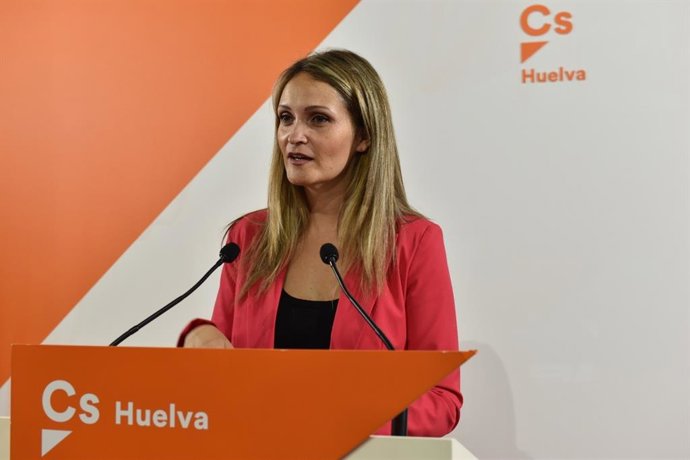 La coordinadora de Cs en Huelva, María Ponce.