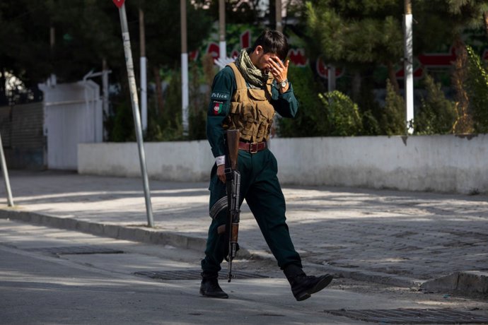 Policia a Kabul