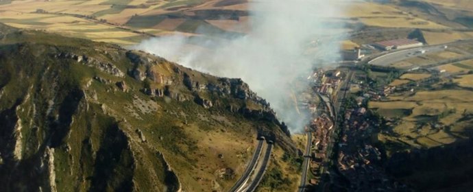 Incendio en Pancorbo.