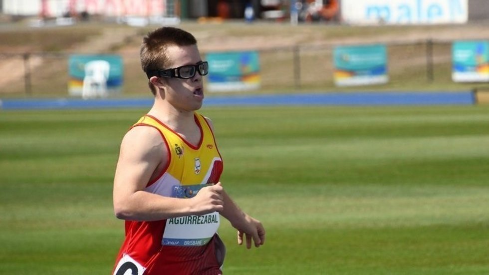 Mikel, atleta con síndrome de Down campeón del mundo en 2019