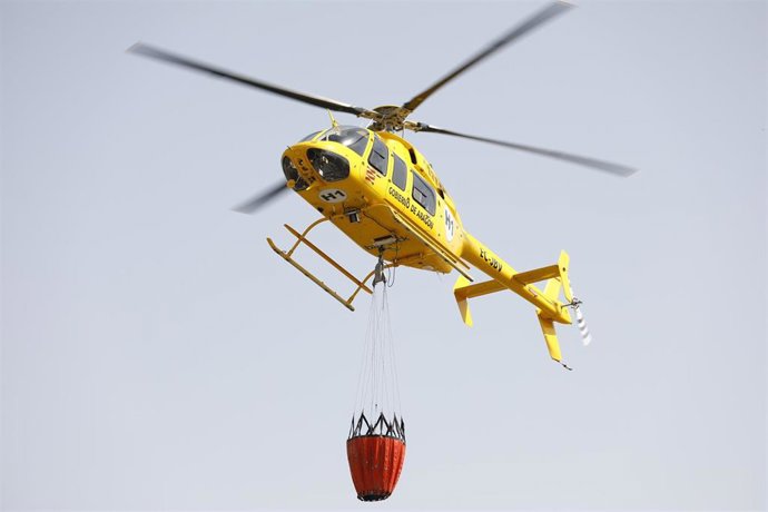 Helicóptero del Gobierno de Aragón.