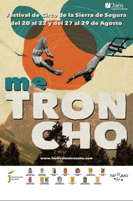 Cartel del Festival Metroncho, que patrocina la Diputación de Jaén.