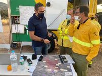 Se reabren al tráfico la CO-6410 y la A-3176 durante las tareas de extinción del incendio de Villaharta (Córdoba)