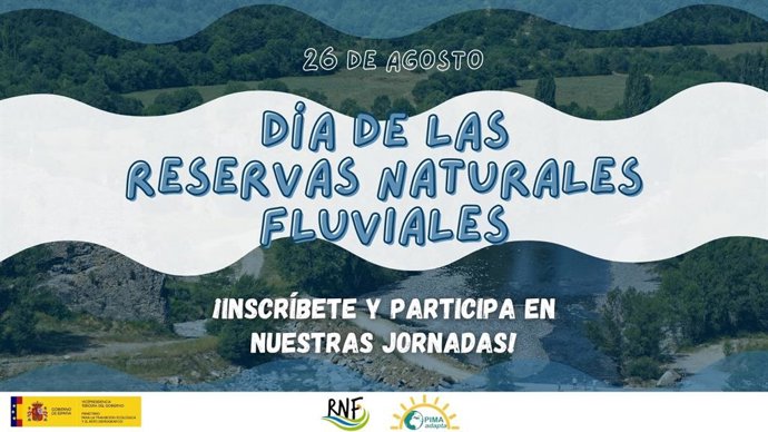 Cartel de la jornada en La Cosodera sobre la figura de la Reserva Natural Fluvial