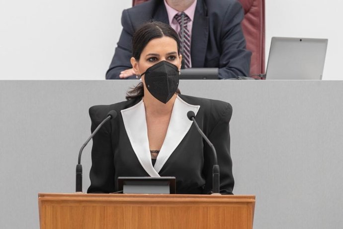 La portavoz del PP en la Región de Murcia, Miriam Guardiola
