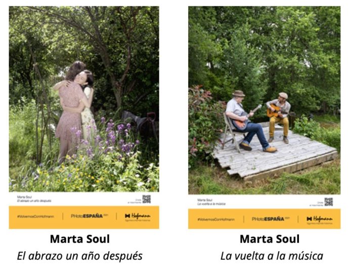 Algunas de las instantáneas de la exposición 'Volvemos'