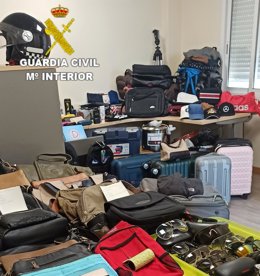 Material procedente de los robos