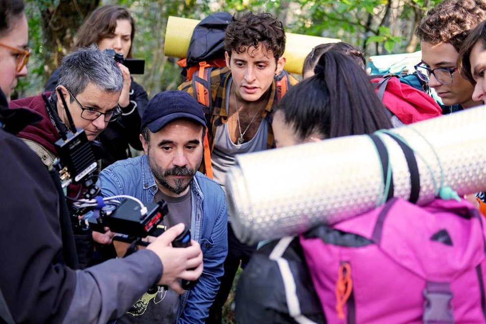 Archivo - Koldo Serra en el rodaje de Caminantes.