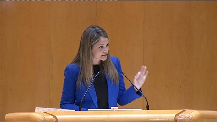 La coordinadora de Ciudadanos (Cs) en Huelva y senadora por designación autonómica por Andalucía, María Ponce.
