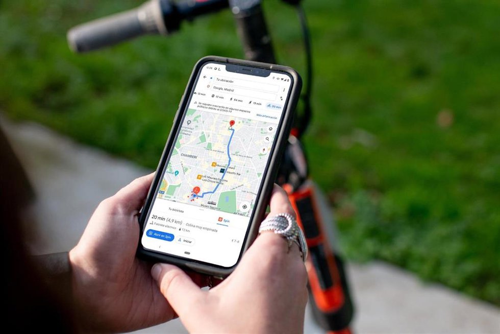 Los Patinetes Y Bicicletas De Spin Se Integrarán En Google Maps