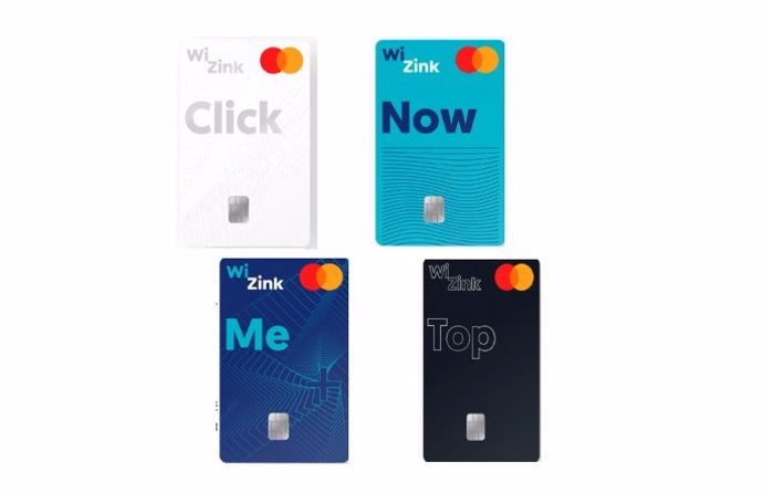 Archivo - Nuevas tarjetas de crédito de WiZink.