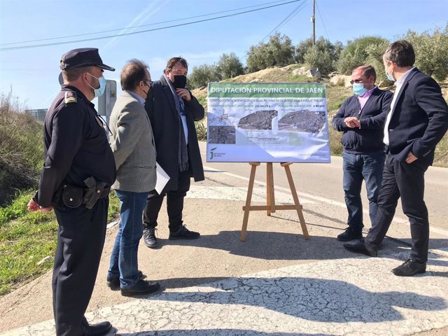 Imagen de archivo de la presentación del pryecto de la rotonda Jaén-Puente Tablas