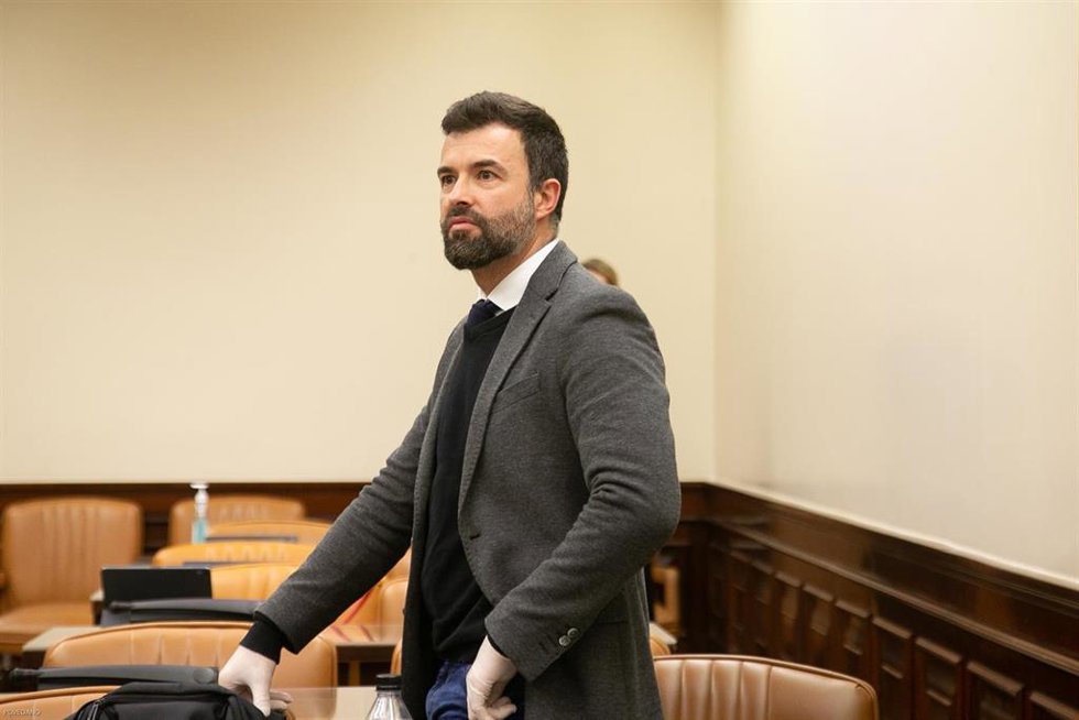 Archivo - EL diputado  Pablo Cambronero, en una imagen en el Congreso  