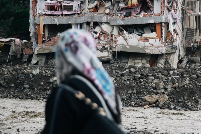 Inundaciones en Turquía. 