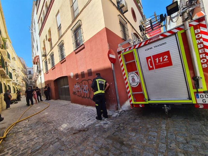 Incendio en la calle Pozo