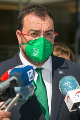 El presidente del Principado, Adrián Barbón