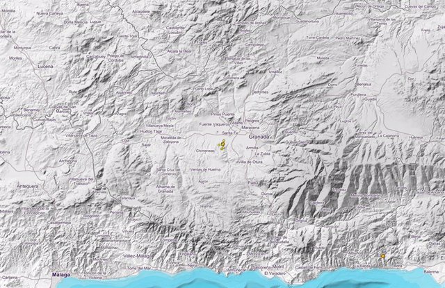 Mapa con el sismo registrado en Santa Fe a las 18,25 horas este martes 17 de agosto