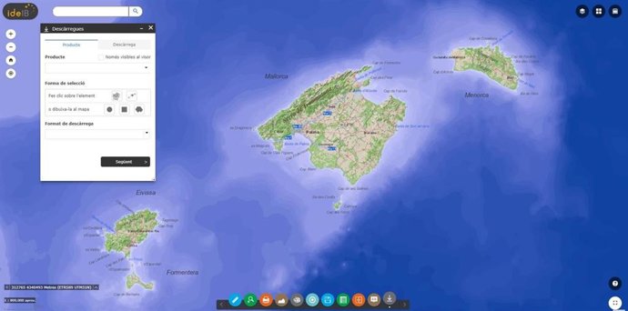 Imagen del Servicio de Información Territorial de las Islas Baleares
