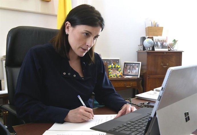 Archivo - La alcaldesa de Santander, Gema Igual