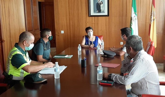 Reunión de coordinación de las Fuerzas y Cuerpos de Seguridad del Estado por el paso de la Vuelta por Córdoba.