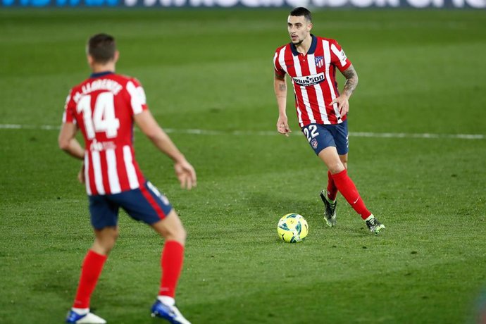 Archivo - Mario Hermoso en un partido con el Atlético de Madrid