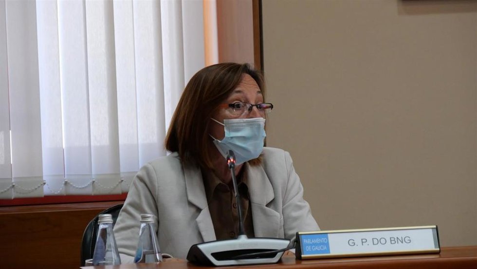 Archivo - La diputada del BNG Rosana Pérez