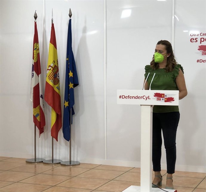 La vicesecretaria general del PSOECyL, Virginia Barcones.