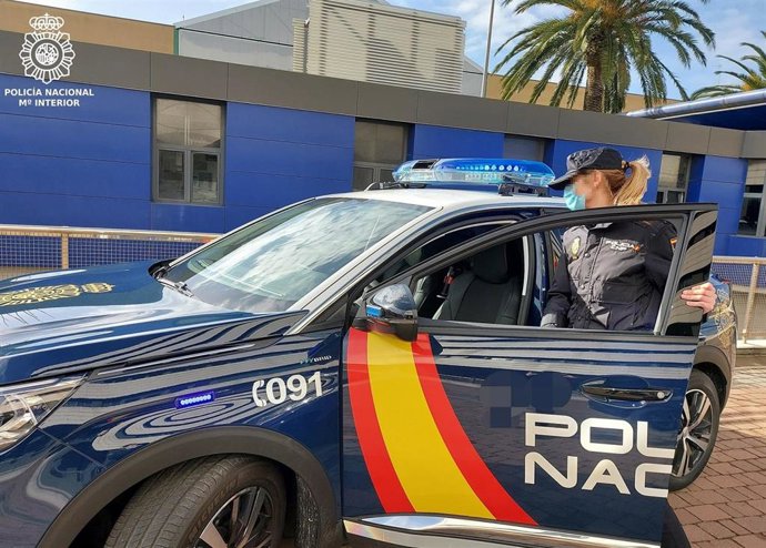 Coche de la Policía Nacional.