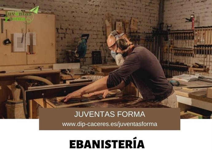 El programa Juventas Forma de la Diputación de Cáceres ofrece 12 cursos a jóvenes para aprender un oficio