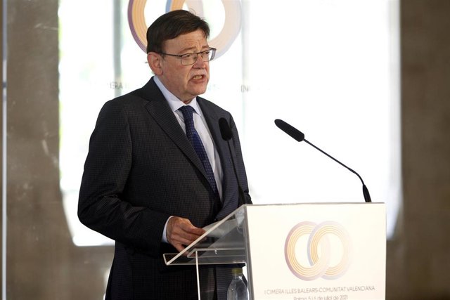 Archivo - Ximo Puig en una imagen de archivo, a 6 de julio de 2021, en Palma