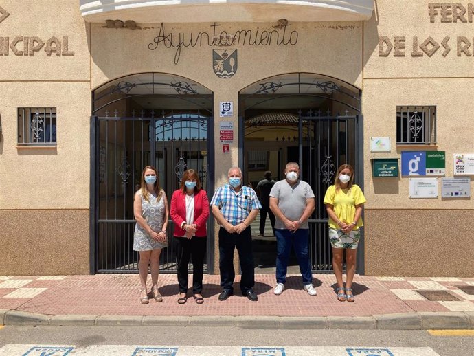 Reunión de la Diputación de Granada y el Ayuntamiento de Valderrubio