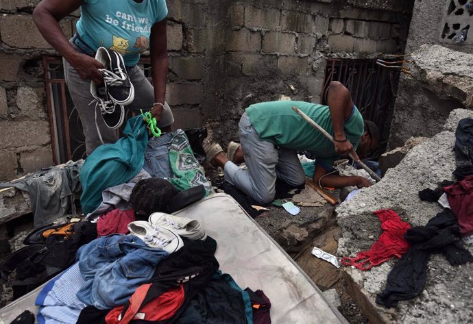 Daños en Haití por el terremoto