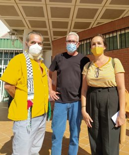 Archivo - Sánchez Gordillo, a la izquierda de la imagen en una foto de archivo de septiembre de 2020.