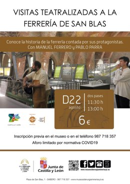 Visitas teatralizadas a la Ferrería de San Blas.