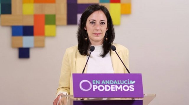 La diputada de Unidas Podemos en el Congreso, Isabel Franco.