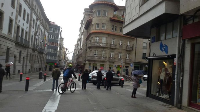 Archivo - Calle Rosalía de Castro en Pontevedra, denominada hasta 2002 Almirante Salvador Moreno y donde se ubica el colegio Juan Sebastián Elcano, antes también bautizado en honor al militar golpista
